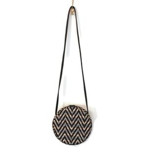 Lionel Javanna Woven Circle Crossbody Bag